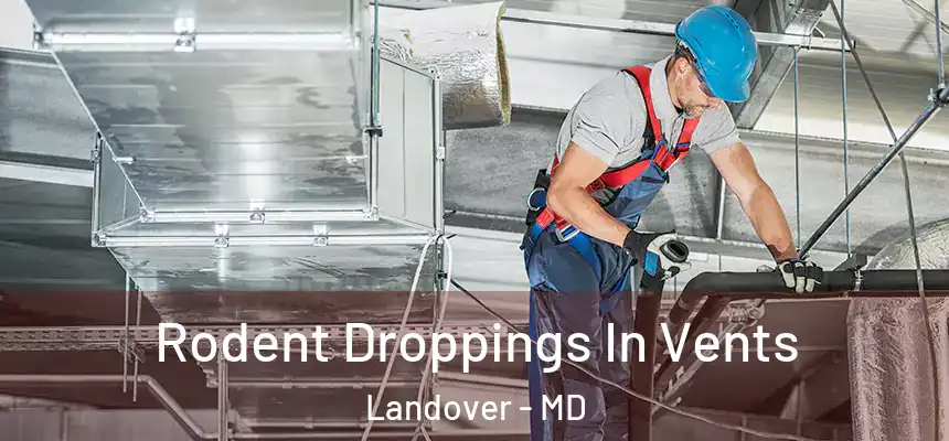  Rodent Droppings In Vents Landover - MD